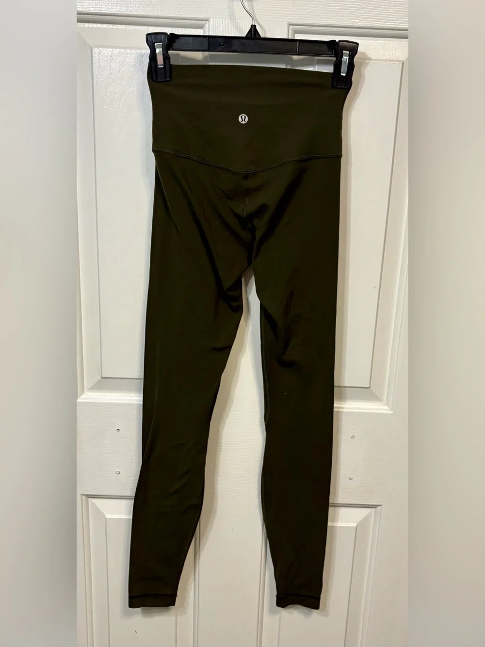 lululemon athletica Olive Green High-Waist Leggings